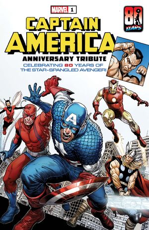cover Captain America Anniversary Tribute